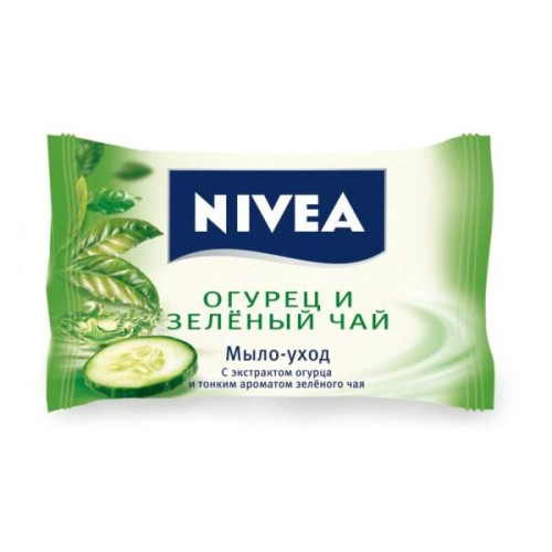 Туалетное мыло Nivea (Нивея) Огурец и зеленый чай, 90 г