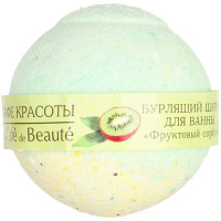 Бурлящий шарик для ванны Кафе Красоты «Фруктовый сорбет», 120 г