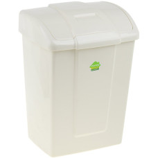 Ведро для мусора пластиковое с плавающей крышкой Форте, цвета микс, 31,3х25,4х42,5 см, 19 л