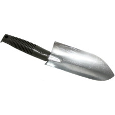 Совок посадочный большой с пластиковой ручкой, оцинкованная сталь, 0,8 мм
