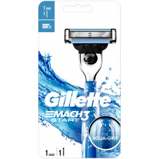 Станок для бритья Gillette Mach 3 Start (Джилет Мак 3 Старт), 2 кассеты