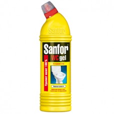 Средство для чистки и дезинфекции Sanfor (Санфор) WС Лимонная свежесть, 750 мл