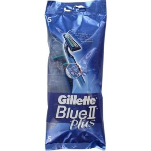 Одноразовые станки для бритья Gillette Blue II Plus (5 шт)