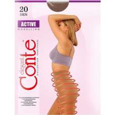 Колготки Conte Active (Конте Актив), Nero (черный), 20 den, 3 размер