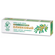 Крем для сухой и нормальной кожи лица питательный Невская косметика Оливковый, 40 мл