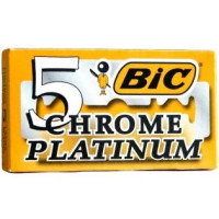 Лезвия для станка Bic Chrome Platinum 5 шт (20 уп. в коробке)