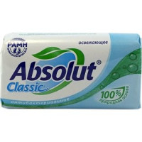 Мыло туалетное антибактериальное Absolut (Абсолют) Classic Освежающее, 90 г