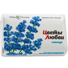 Туалетное мыло Невская косметика Цветы Любви Лаванда, 90 г