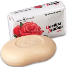 Туалетное мыло Невская косметика Цветы Любви Роза, 90 г