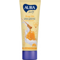 Крем для рук питательный Aura Beauty (Аура) с D-пантенолом и экстрактом меда, 50 мл