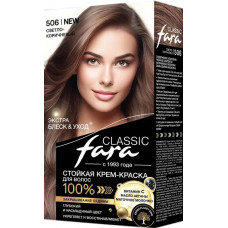 Краска для волос FARA (Фара) Classic 506 - Светло-коричневый Краска для волос FARA (Фара) Classic 506 - Светло-коричневый