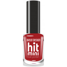 Лак для ногтей Belor Design (Белор Дизайн) Mini HIT, 6 мл, тон 013 - Красный