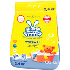 Стиральный порошок Ушастый нянь, 2,4 кг