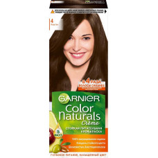 Краска для волос Garnier (Гарньер) Color Naturals Creme, тон 4 - Каштан