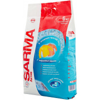 Стиральный порошок Sarma (Сарма) Актив Горная свежесть, 6 кг Стиральный порошок Sarma (Сарма) Актив Горная свежесть, 6 кг