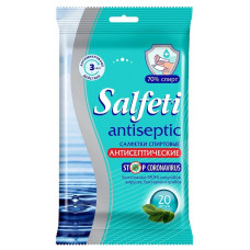Салфетки спиртовые антисептические Salfeti Antiseptic, 20 шт