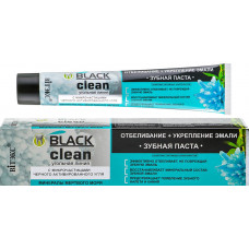 Зубная паста Bielita (Белита) Black clean Отбеливание + укрепление эмали, 85 г