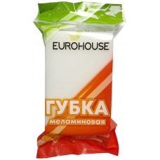 Губка меламиновая Eurohouse (ЕвроХаус), 11х7,5х3,5 см