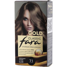 Краска для волос Fara (Фара) Classic Gold 528, тон 7.1 - Пепельно-русый