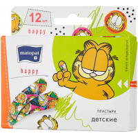 Детские пластыри Bella (Белла) Matopat Happy, 12 шт