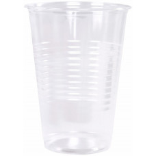 Одноразовые пластиковые стаканы ПП Laima (Лайма) Бюджет, прозрачные, холодное/горячее, 200 мл, комплект 100 шт