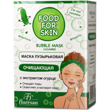 Маска пузырьковая очищающая Floresan (Флоресан) Food for skin, 15 мл