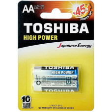Батарейка алкалиновая (щелочная) Toshiba (Тошиба) LR6/2BL, 2 шт