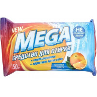  Средство для стирки твердое Mega (Мега) Цитрусовая свежесть, 150 г