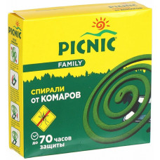 Спирали от комаров Picnic (Пикник) Family, 10 шт