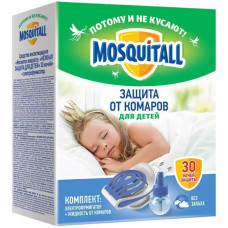 Комплект от комаров Mosquitall (Москитолл) Нежная защита для детей (фумигатор + жидкость 30 мл)