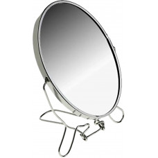 Зеркало металл круглое, двустороннее с увеличением, № 7, 17,5 см
