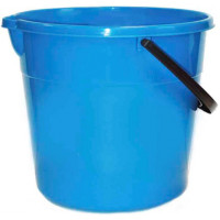 Ведро пластиковое Классика, с носиком, цвет голубой, 10 л