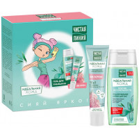 Подарочный набор для женщин Чистая линия Идеальная кожа, bb-крем для лица 40 мл и гель для умывания 100 мл