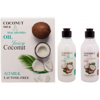 Подарочный набор для женщин Body Boom Go Vegan Detox Juicy Coconut, гель для душа 200 мл + лосьон для тела 200 мл