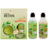 Подарочный набор для женщин Body Boom Tea Ceremony, био шампунь для волос 200 мл + био бальзам для волос 200 мл