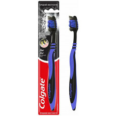 Зубная щетка Colgate (Колгейт) Зиг-Заг Древесный уголь, средняя жесткость, 1 шт