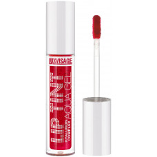 Тинт для губ с гиалуроновым комплексом LuxVisage (Люкс Визаж) Lip Tint Aqua Gel, тон 02 - Sexy Red