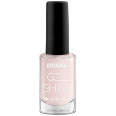 Лак для ногтей LuxVisage (Люкс Визаж) Gel Shine, тон 101 - Молочный розовый с шиммером