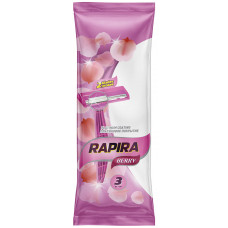 Одноразовые женские станки для бритья Rapira (Рапира) Berry, 3 шт