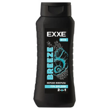 Гель для душа 2 в 1 EXXE men BREEZE Морские минералы, 400 мл