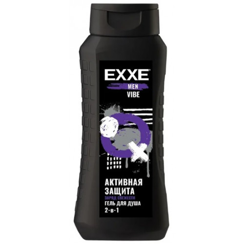 Гель для душа 2 в 1 EXXE men VIBE Увлажняющий, 400 мл Гель для душа 2 в 1 EXXE men VIBE Увлажняющий, 400 мл