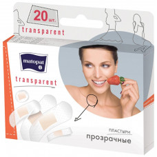 Пластырь Bella (Белла) Matopat Transparent, 20 шт