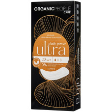 Прокладки ежедневные Organic People Lady Power Ultra Classic, 20 шт