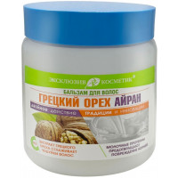 Бальзам для волос Эксклюзив Косметик Грецкий орех и Айран, 500 г 
