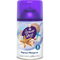 Освежитель воздуха сменный баллон Flower Shop Морские минералы, 250 мл Освежитель воздуха сменный баллон Flower Shop Морские минералы, 250 мл