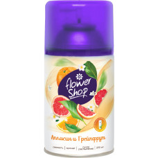 Освежитель воздуха сменный баллон Flower Shop Апельсин и грейпфрукт, 250 мл Освежитель воздуха сменный баллон Flower Shop Апельсин и грейпфрукт, 250 мл