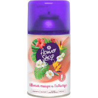 Освежитель воздуха сменный баллон Flower Shop Цветок тиаре и гибискус, 250 мл Освежитель воздуха сменный баллон Flower Shop Цветок тиаре и гибискус, 250 мл