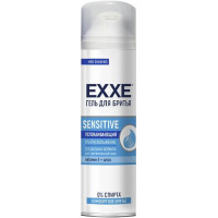 Гель для бритья EXXE Men Sensitive для чувствительной кожи, 200 мл