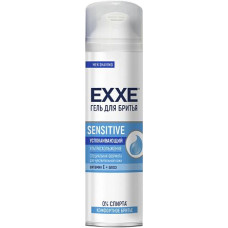 Гель для бритья EXXE Men Sensitive для чувствительной кожи, 200 мл