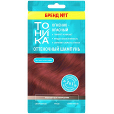 Оттеночный шампунь Тоника Огненно-красный, 25 мл